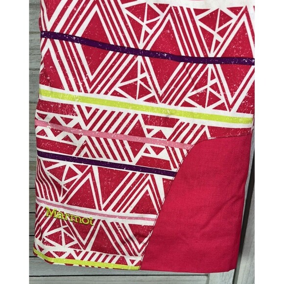 Marmot Youth Girl's XL Insulated Ski Snow Pants - Pink Geometric Pattern - Picture 5 of 12